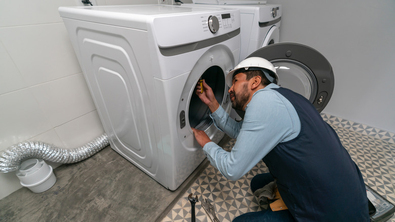 Saratoga washer- dryer installation